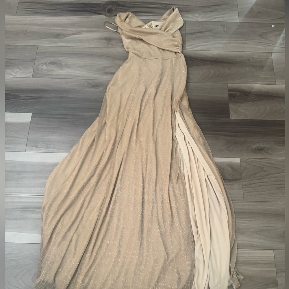 Elegant High-Slit Gown